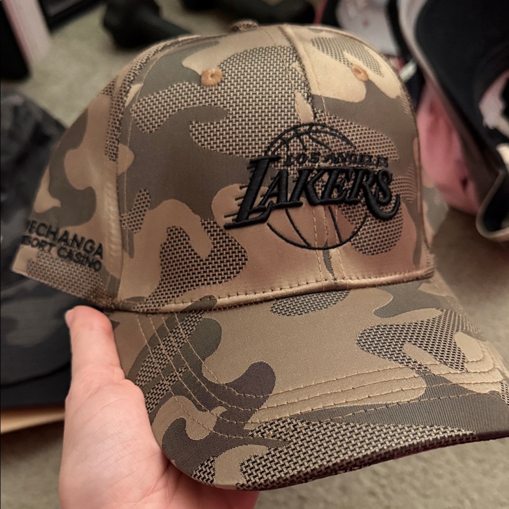 Camouflage Los Angeles Lakers Cap